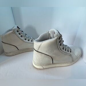 Harley Davidson Men's Bateman Riding Motorcycle Boots - White - Size 9.5M